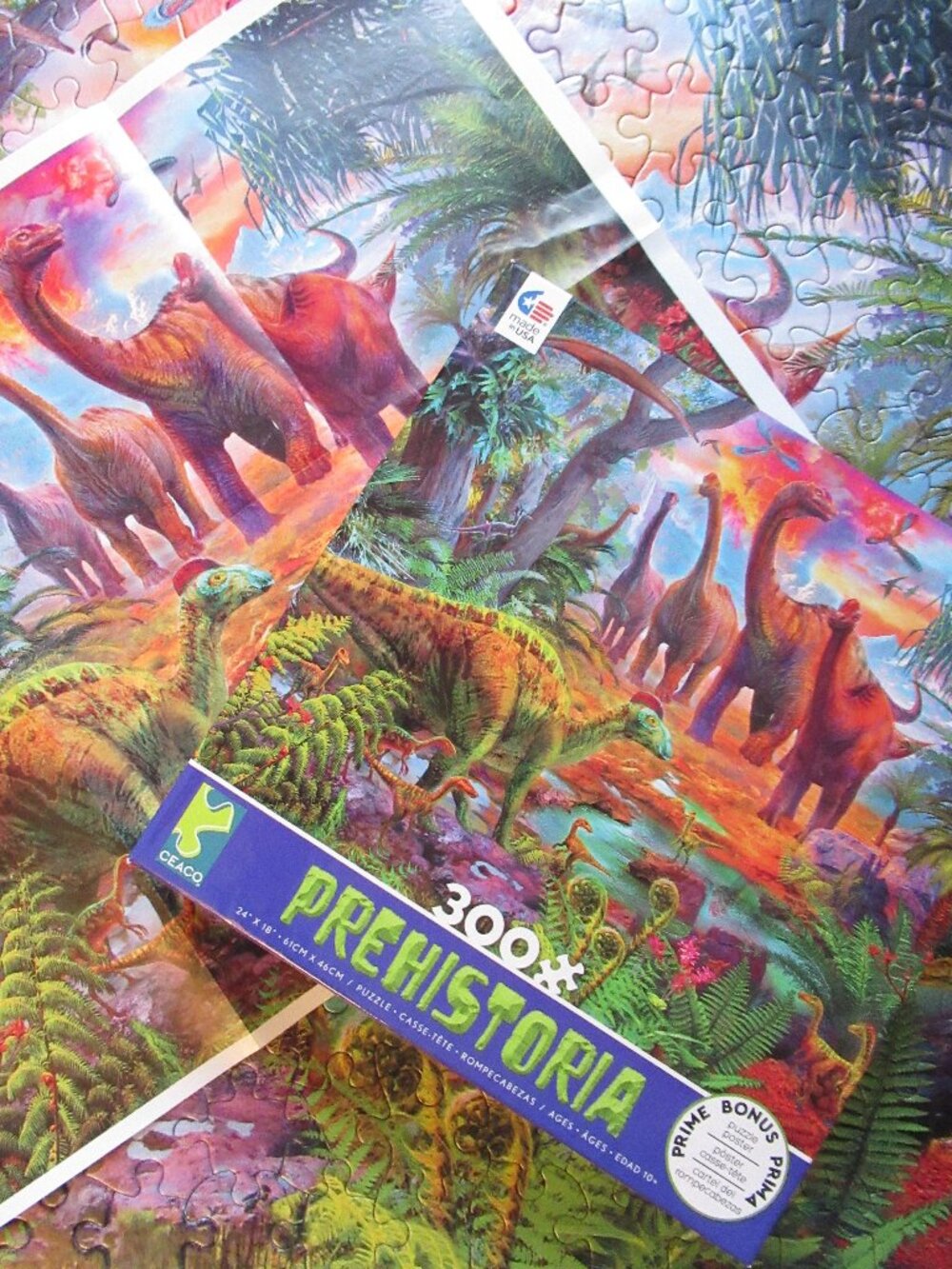 Prehistoria Dinosaur Puzzle